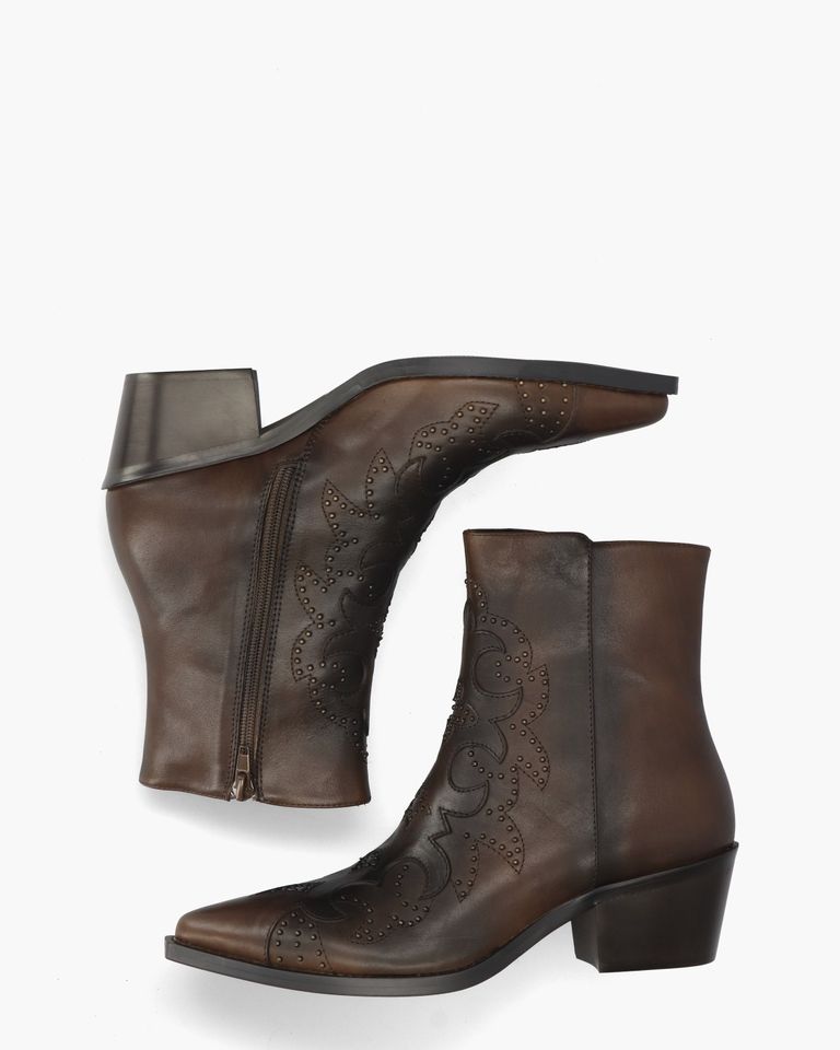 Carlotta Bruin Dames Enkelboots