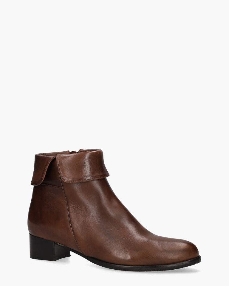 49146 Donkerbruin Dames Enkelboots