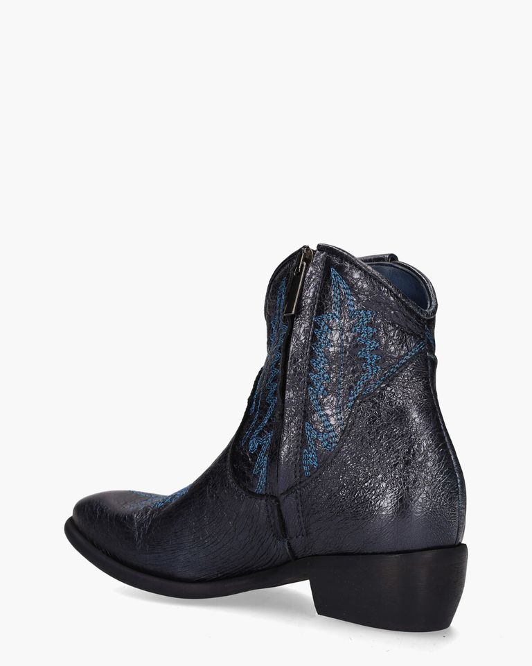 Zoe 05 Blauw Dames Enkelboots