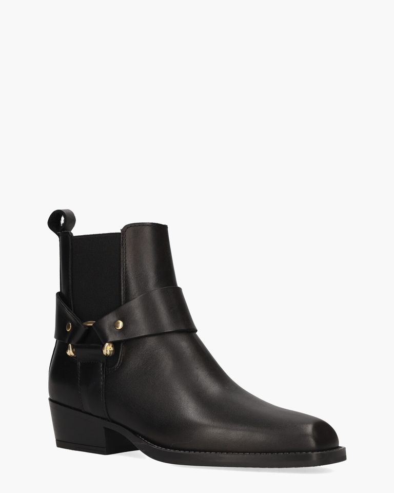 Manzoni 5294 Zwart Dames Chelseaboots