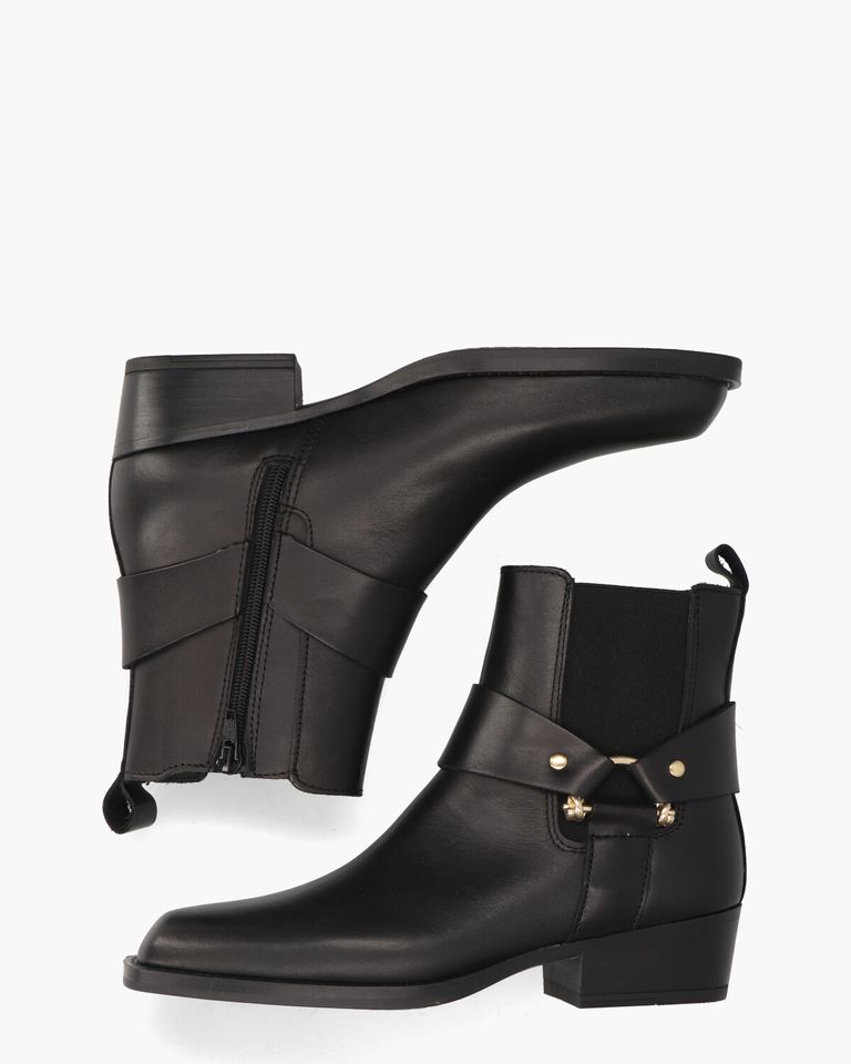 Manzoni 5294 Zwart Dames Chelseaboots
