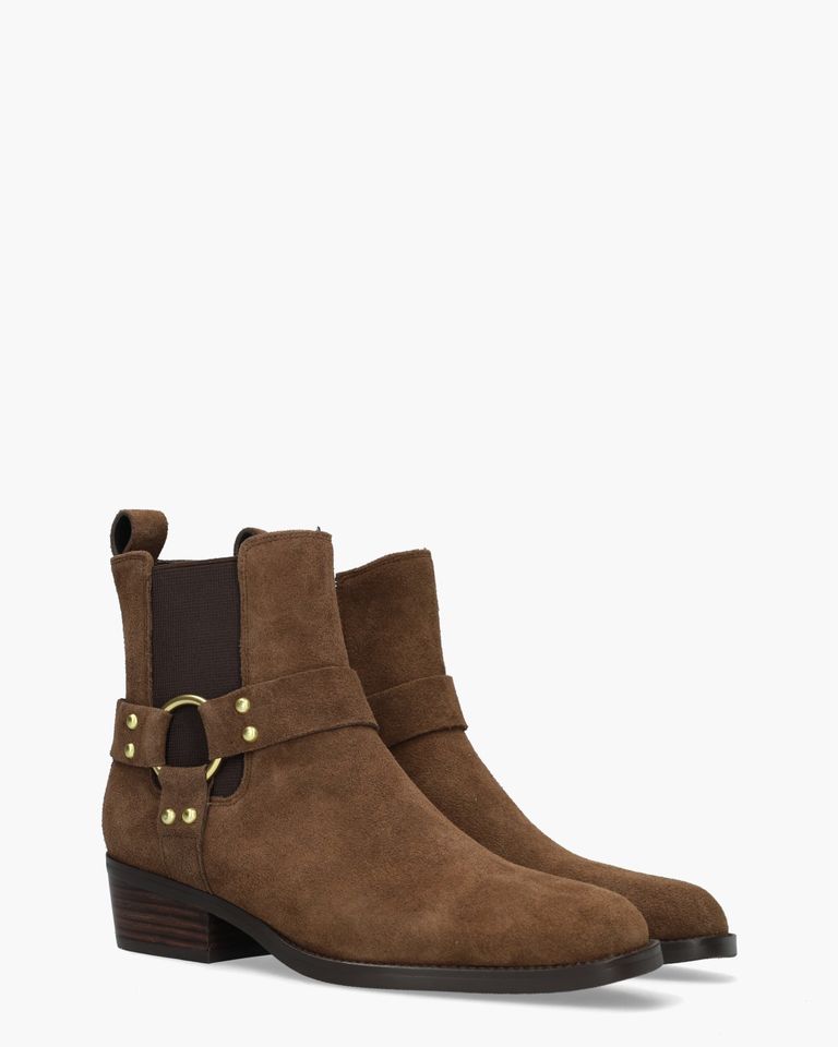 Ymani Cognac Dames Chelseaboots