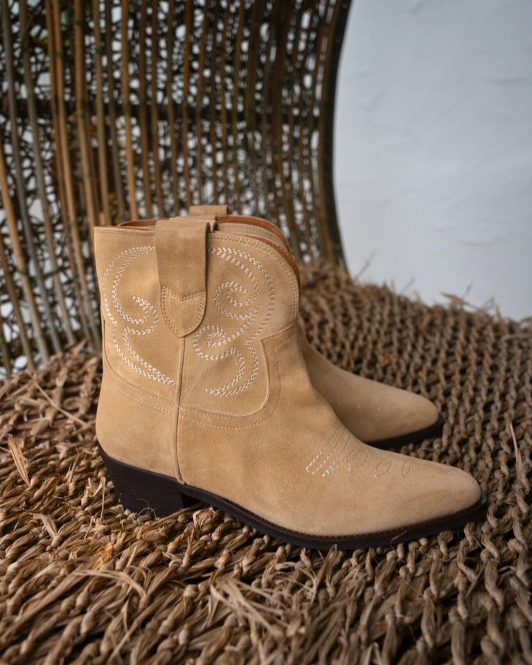 Puja Lichtbruin Dames Enkelboots