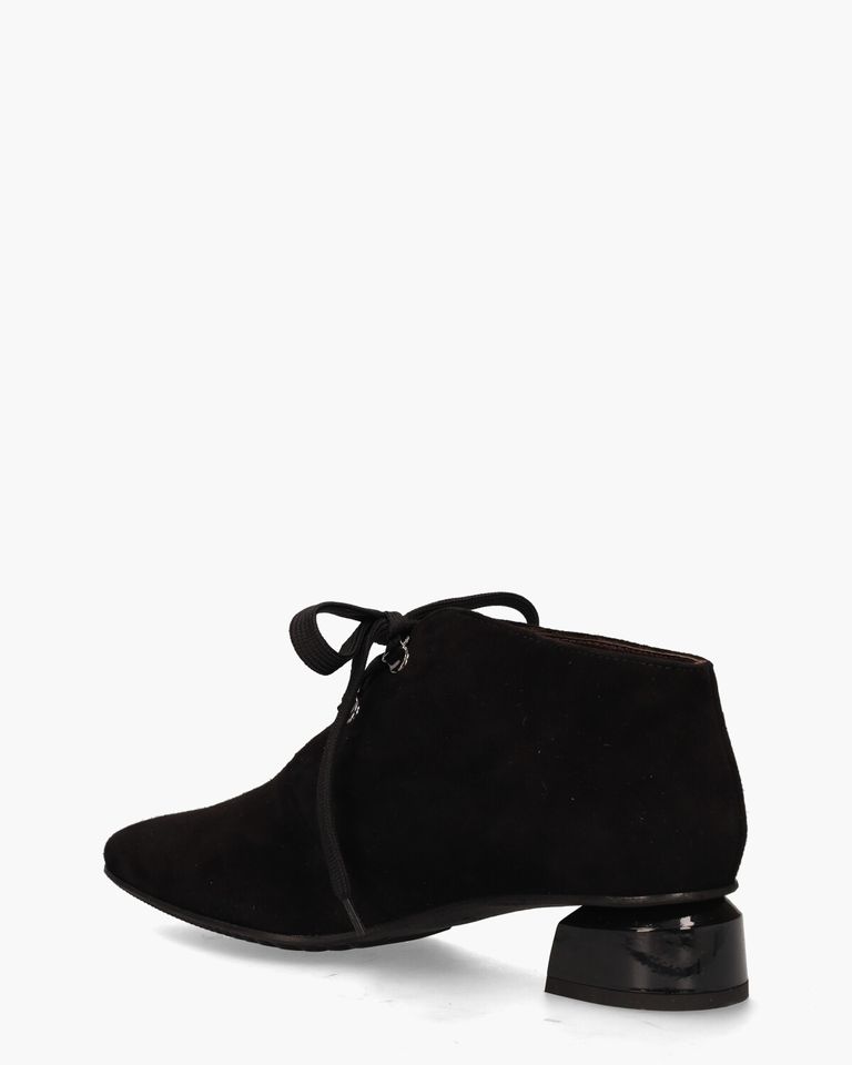 38312 Zwart Dames Veterboots