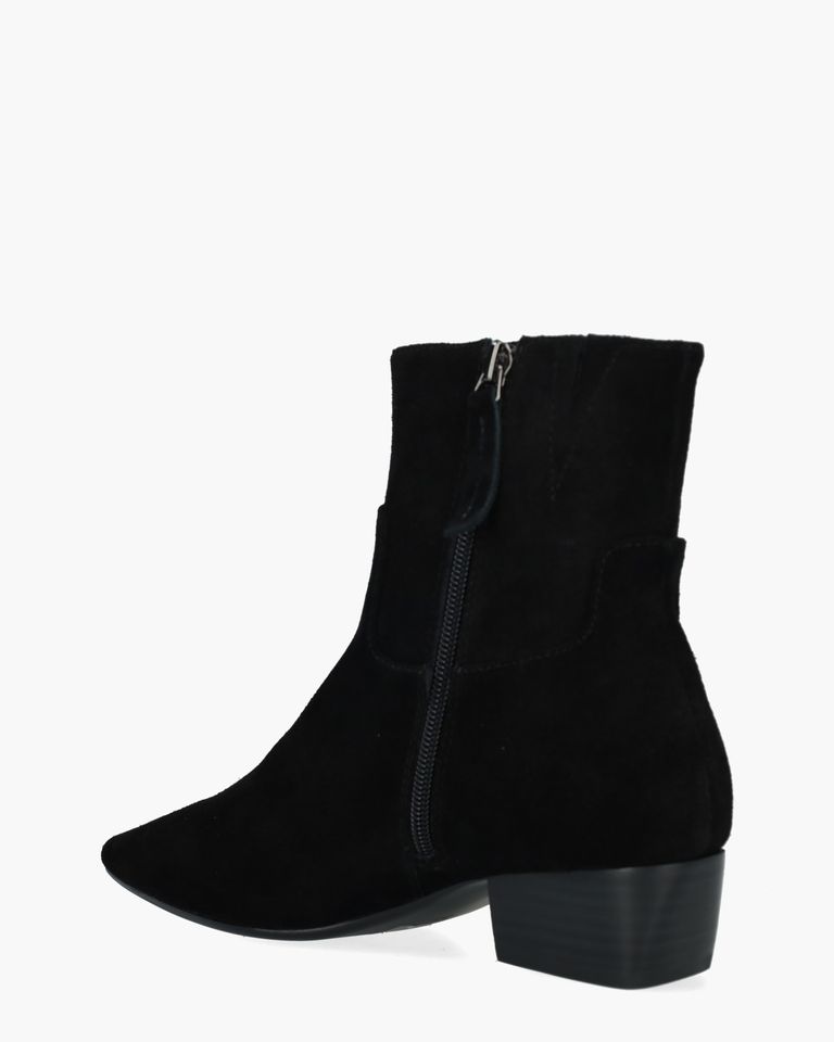 Carabella Zwart Dames Enkelboots