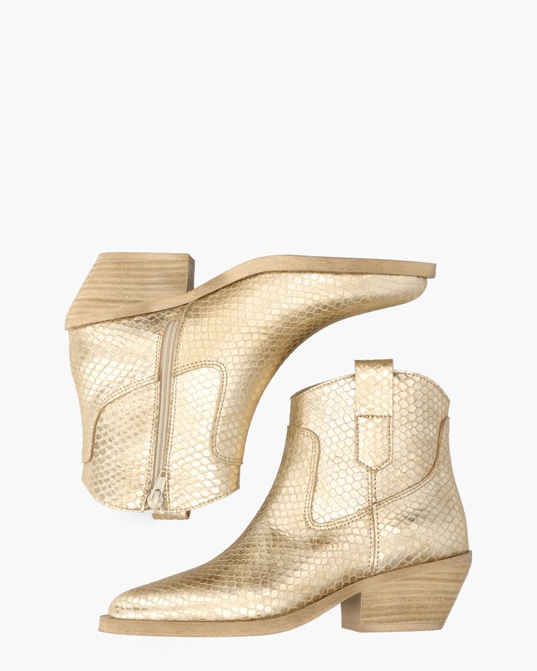 Holly 5361 Goud Dames Enkelboots