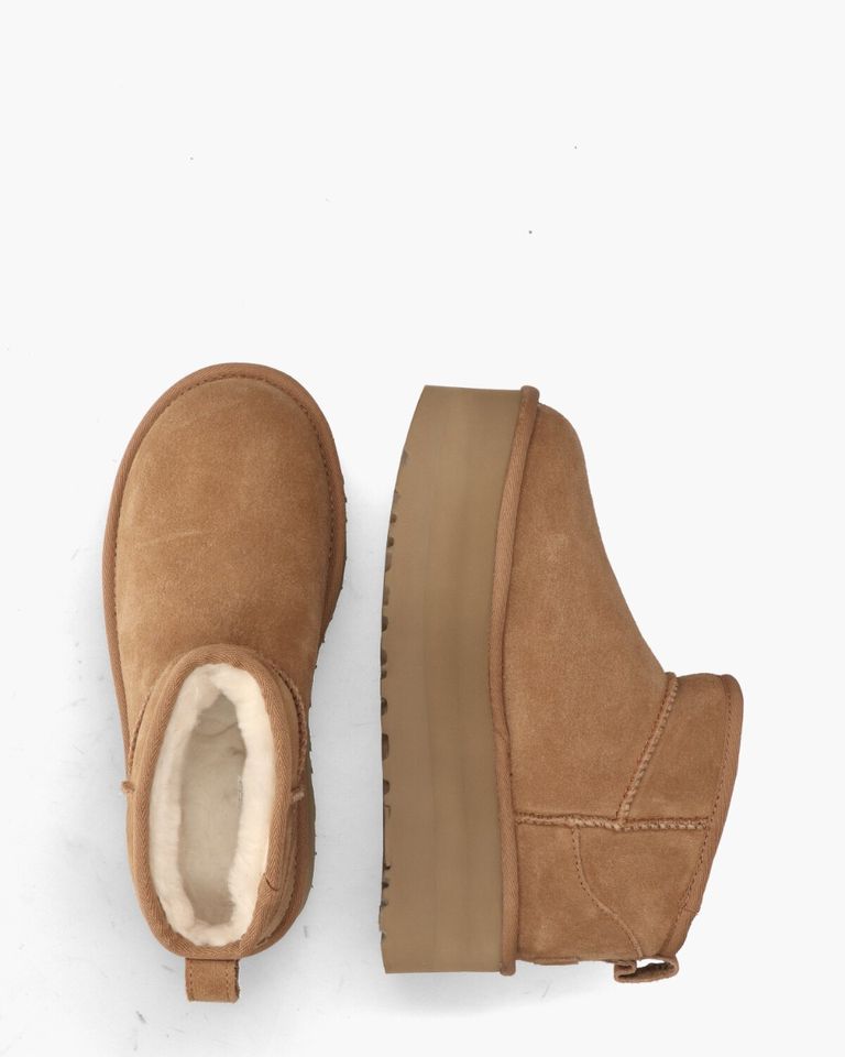 UGG Classic Ultra Mini Platform Boot Chestnut Dames Enkelboots