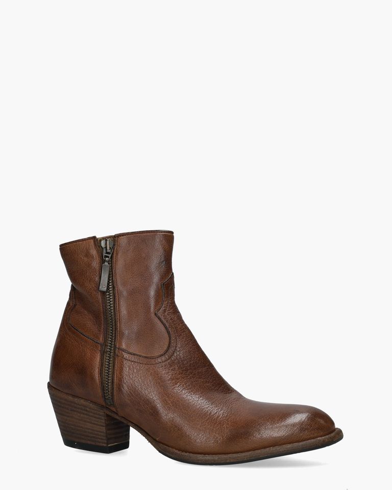 FC10 Cognac Dames Enkelboots