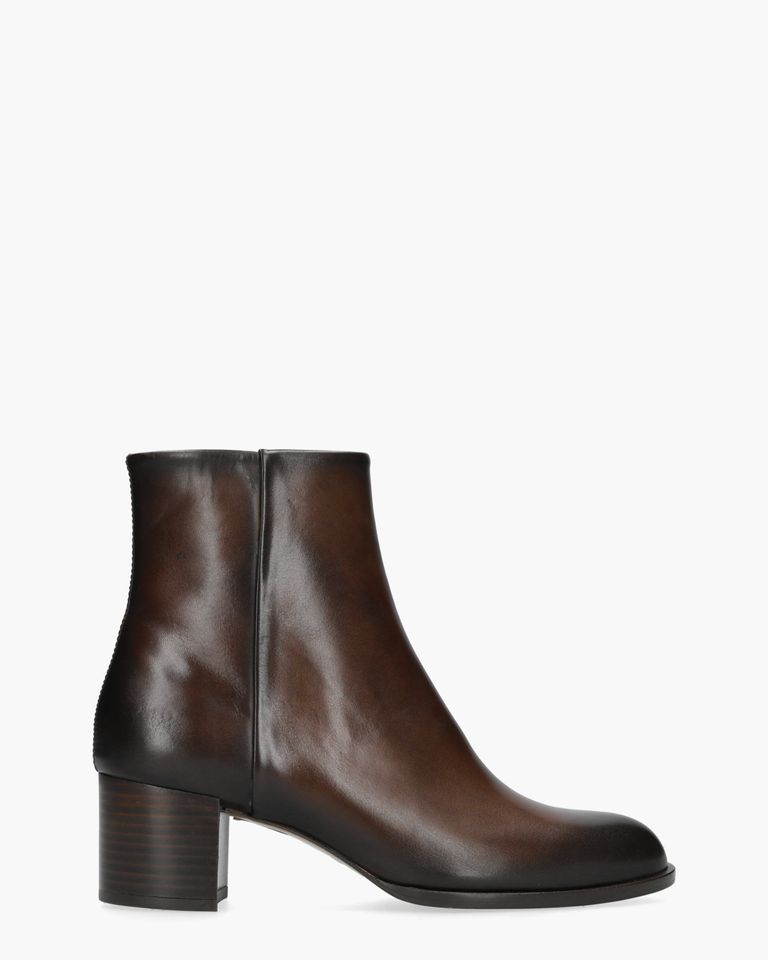 24900 Donkerbruin Dames Enkelboots