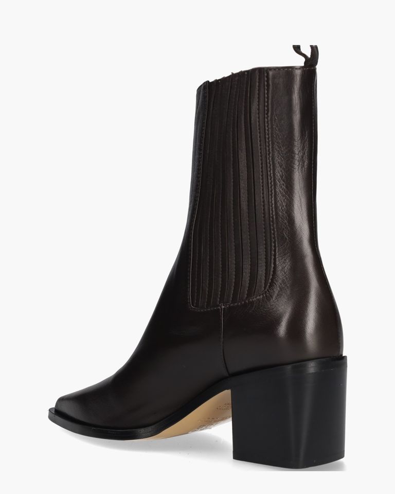 Juliette 6327 Donkerbruin Dames Enkelboots
