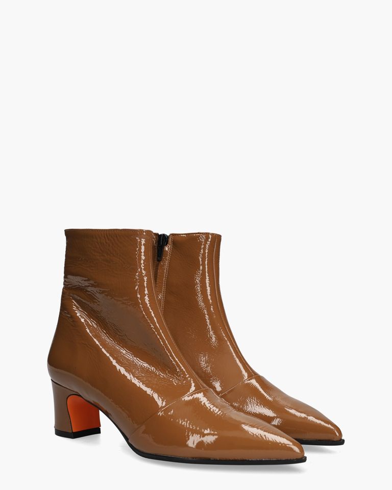Kim 2G Cognac Dames Enkelboots