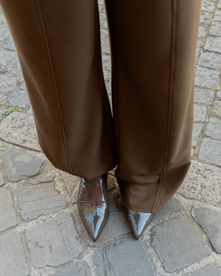 Kim 2G Donkerbruin Dames Enkelboots