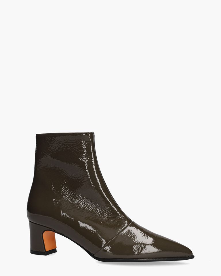 Kim 2G Donkergroen Dames Enkelboots