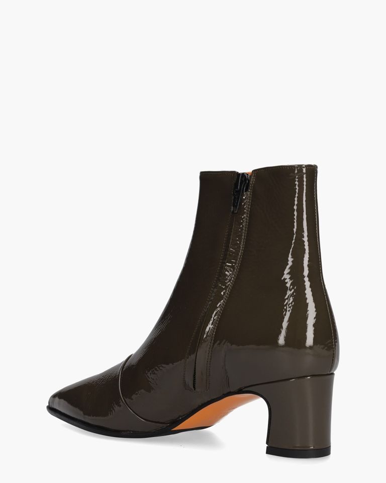 Kim 2G Donkergroen Dames Enkelboots
