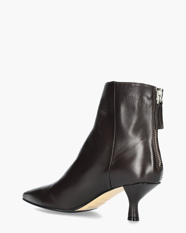 Henriette Donkerbruin Dames Enkelboots