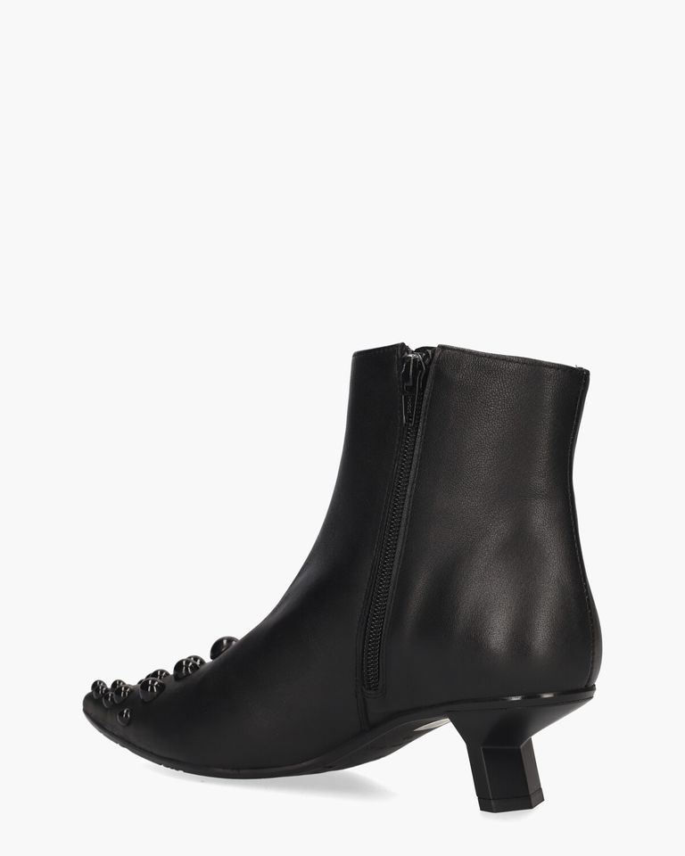 7750 Zwart Dames Enkelboots