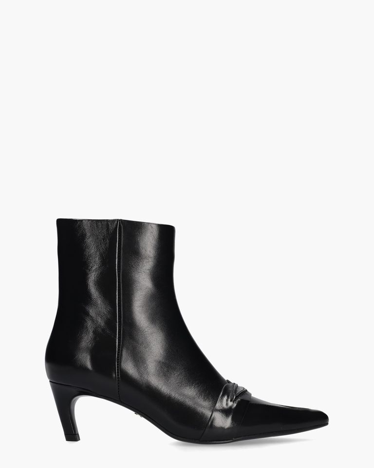 Gemma Zwart Dames Enkelboots