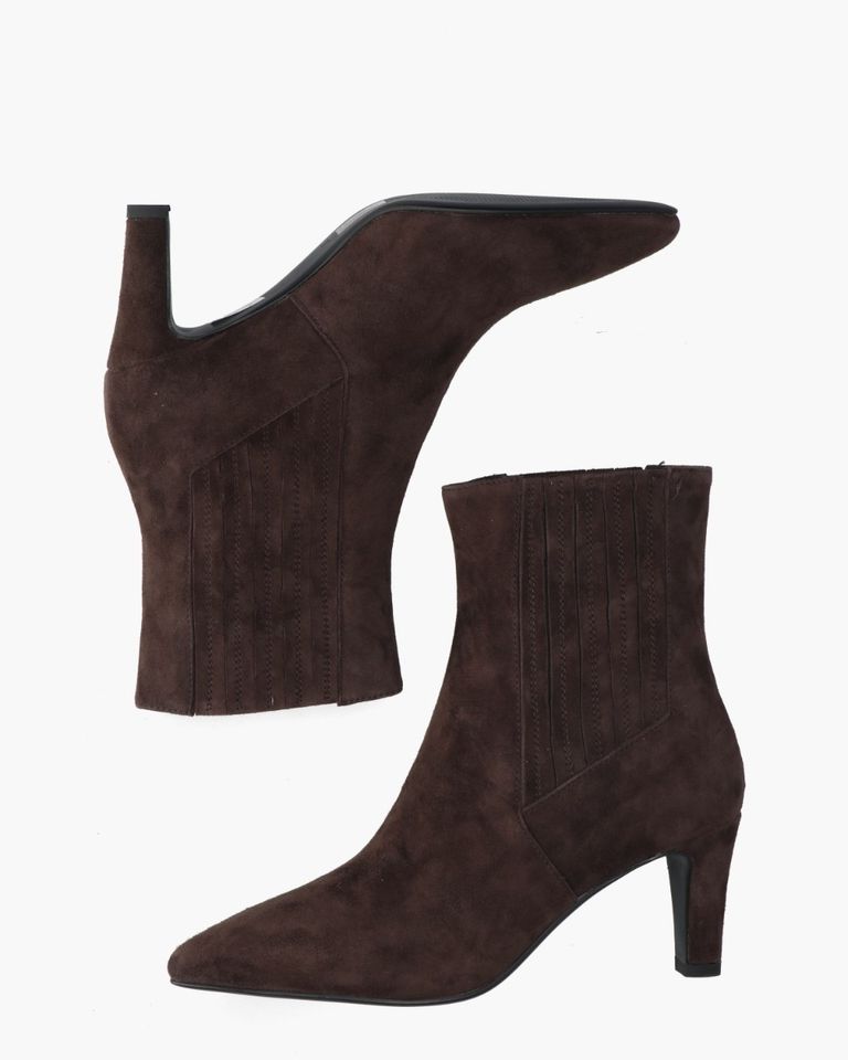 Calandra Donkerbruin Dames Chelseaboots