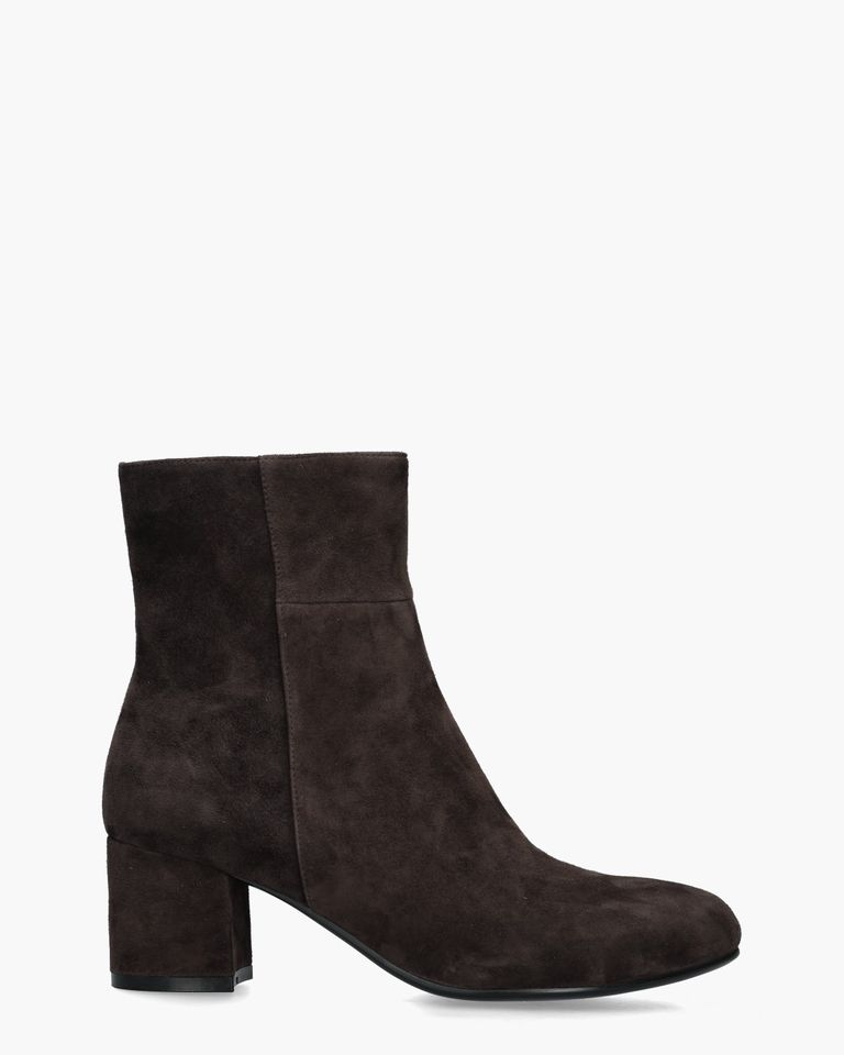 Cosma Donkerbruin Dames Enkelboots