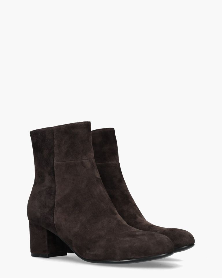 Cosma Donkerbruin Dames Enkelboots