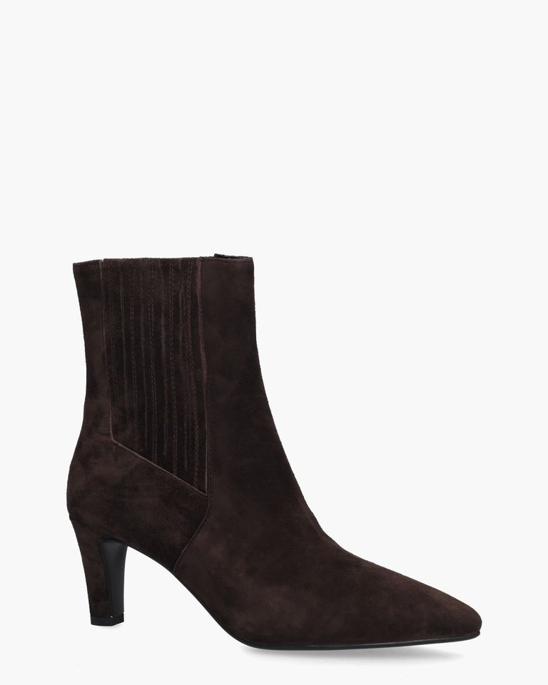 Calandra Donkerbruin Dames Chelseaboots