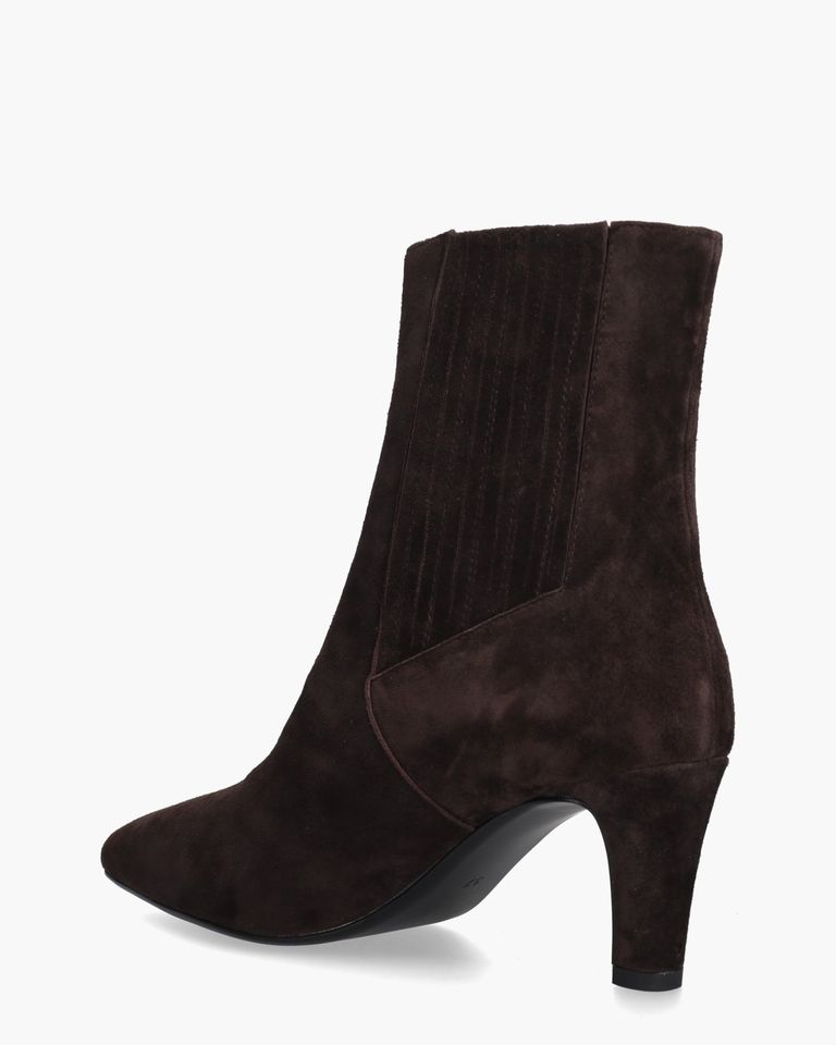 Calandra Donkerbruin Dames Chelseaboots