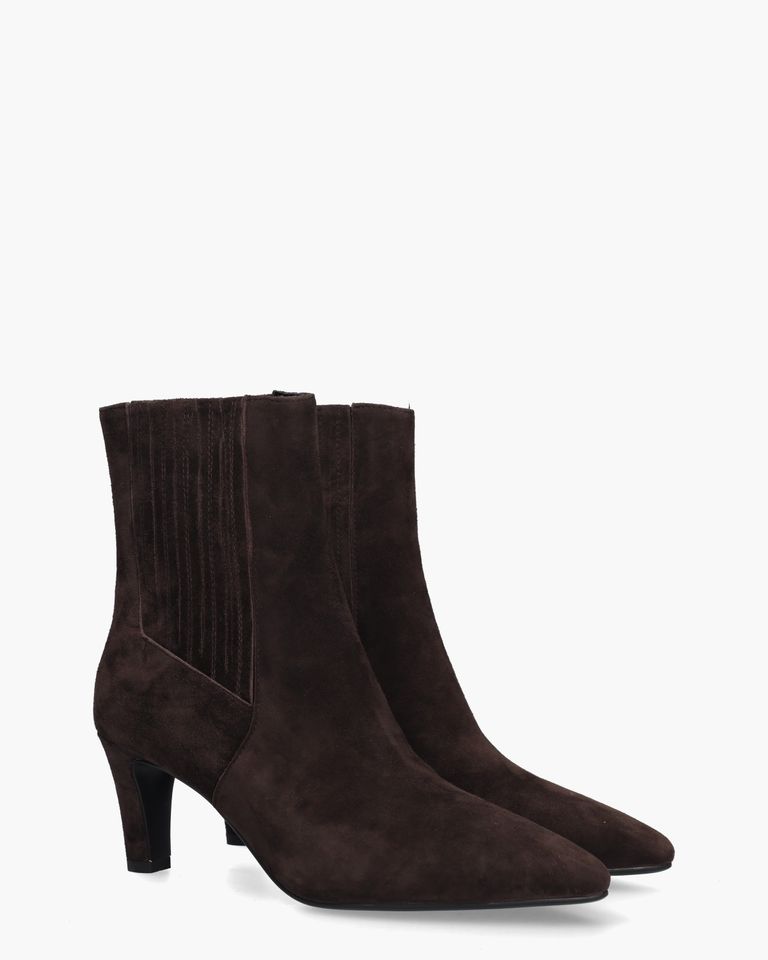 Calandra Donkerbruin Dames Chelseaboots