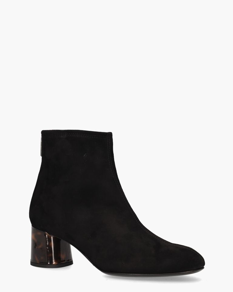Veta Precious Zwart Dames Enkelboots