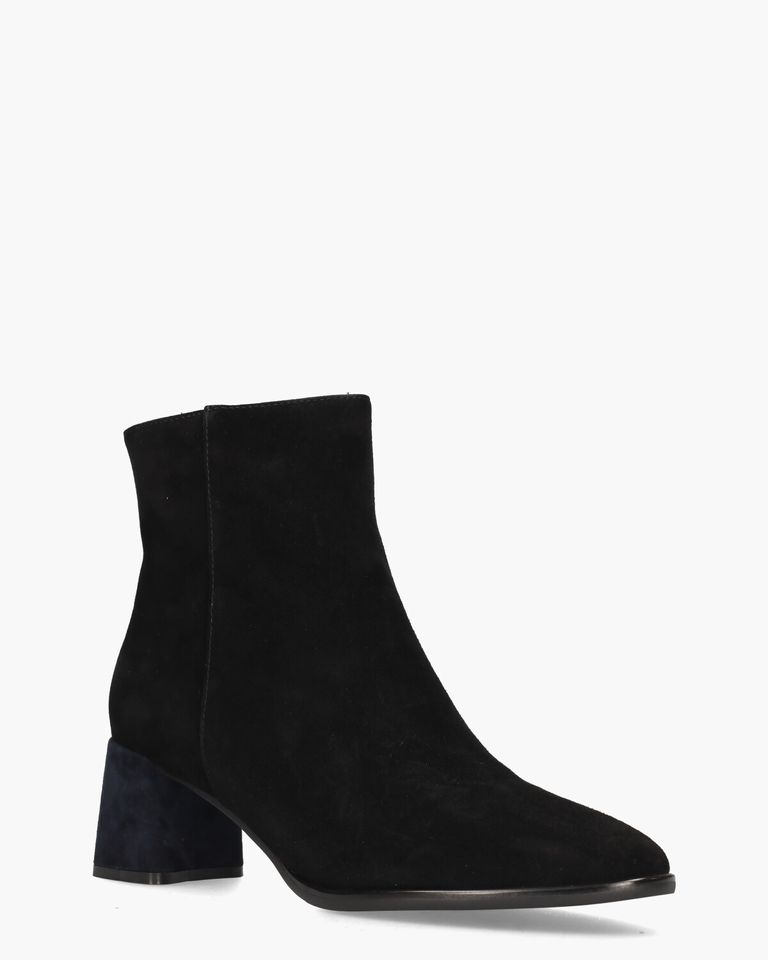 Vika Zwart Dames Enkelboots