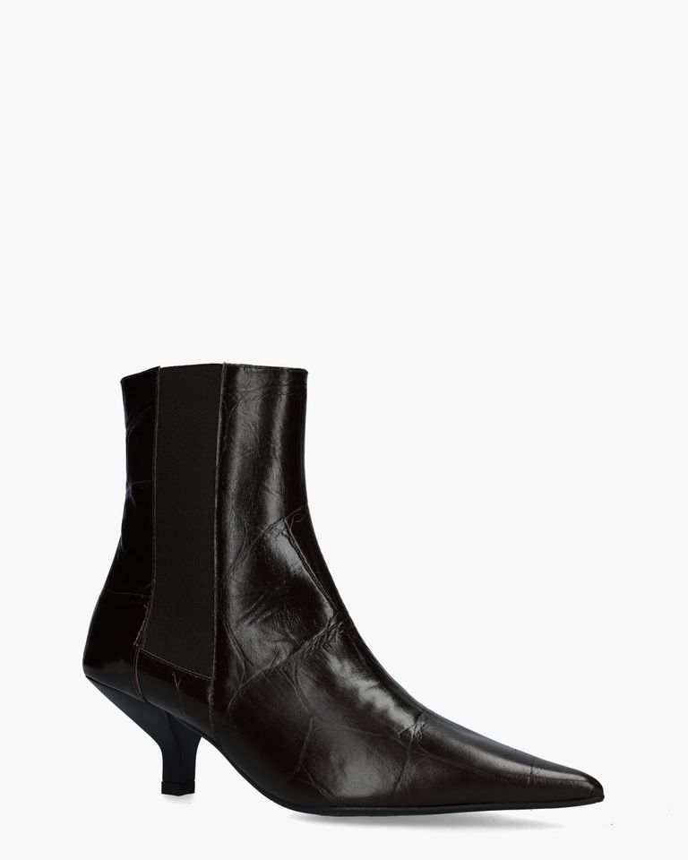 8239 Donkerbruin Dames Chelseaboots