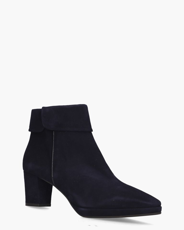 24I121 Donkerblauw Dames Enkelboots