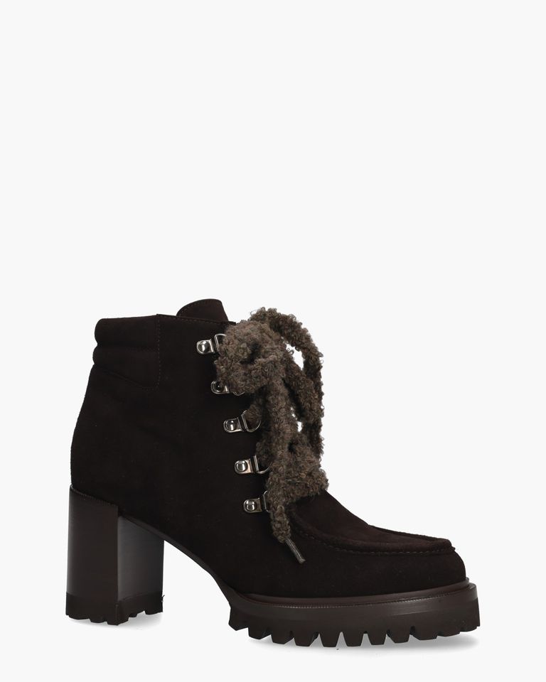 79737 Donkerbruin Dames Veterboots