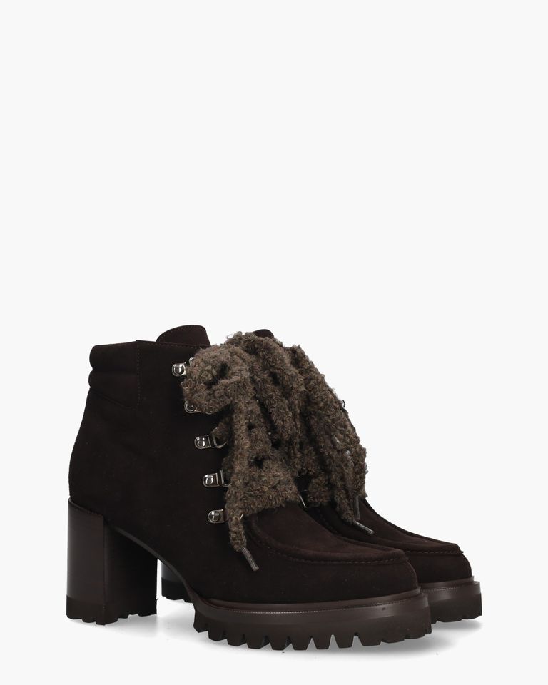 79737 Donkerbruin Dames Veterboots