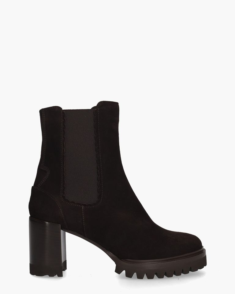 79740 Donkerbruin Dames Chelseaboots