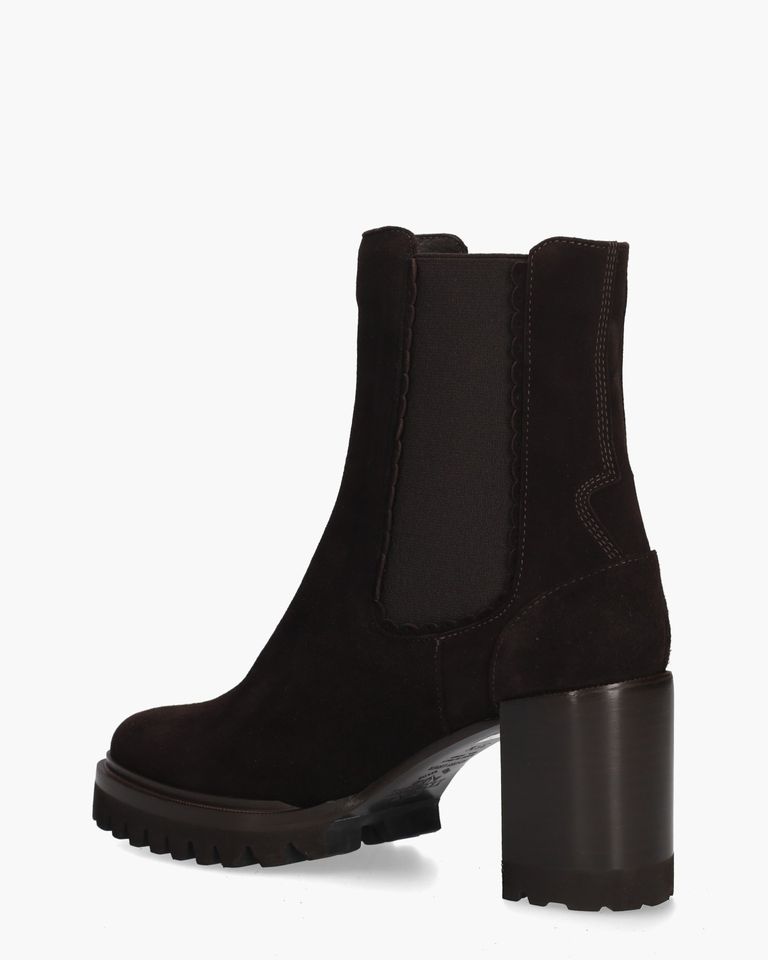 79740 Donkerbruin Dames Chelseaboots