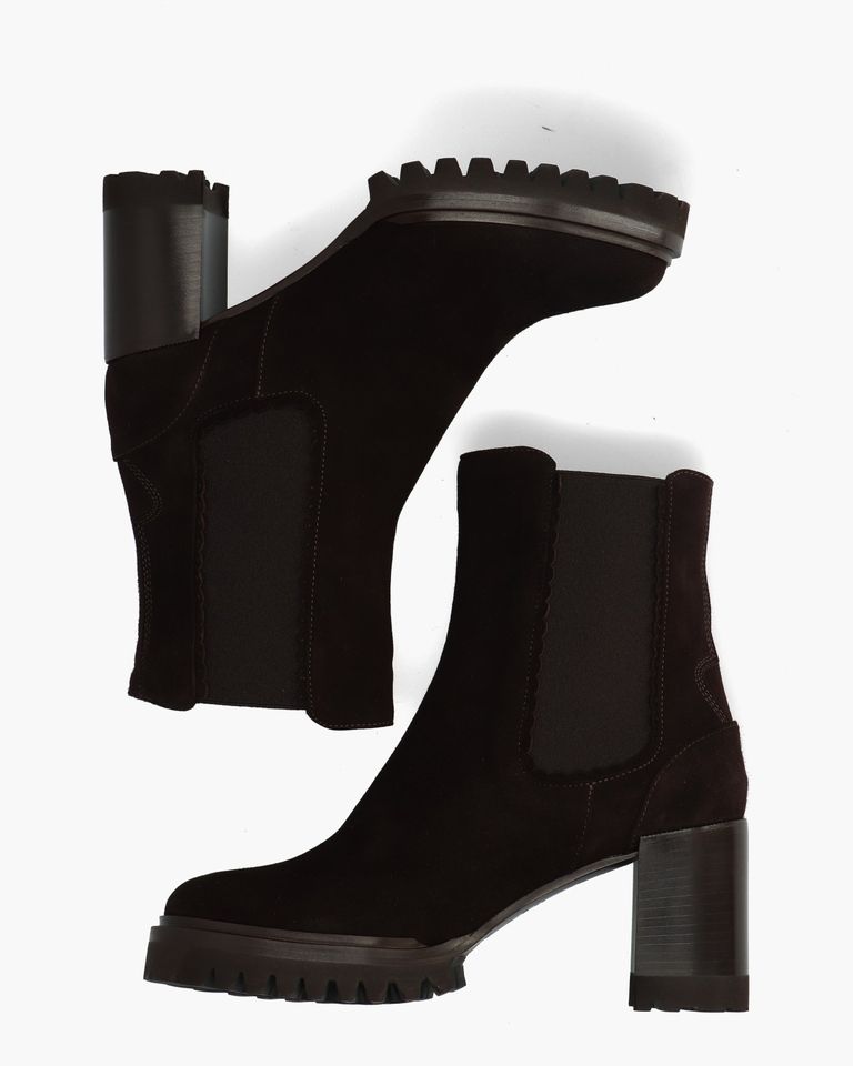 79740 Donkerbruin Dames Chelseaboots