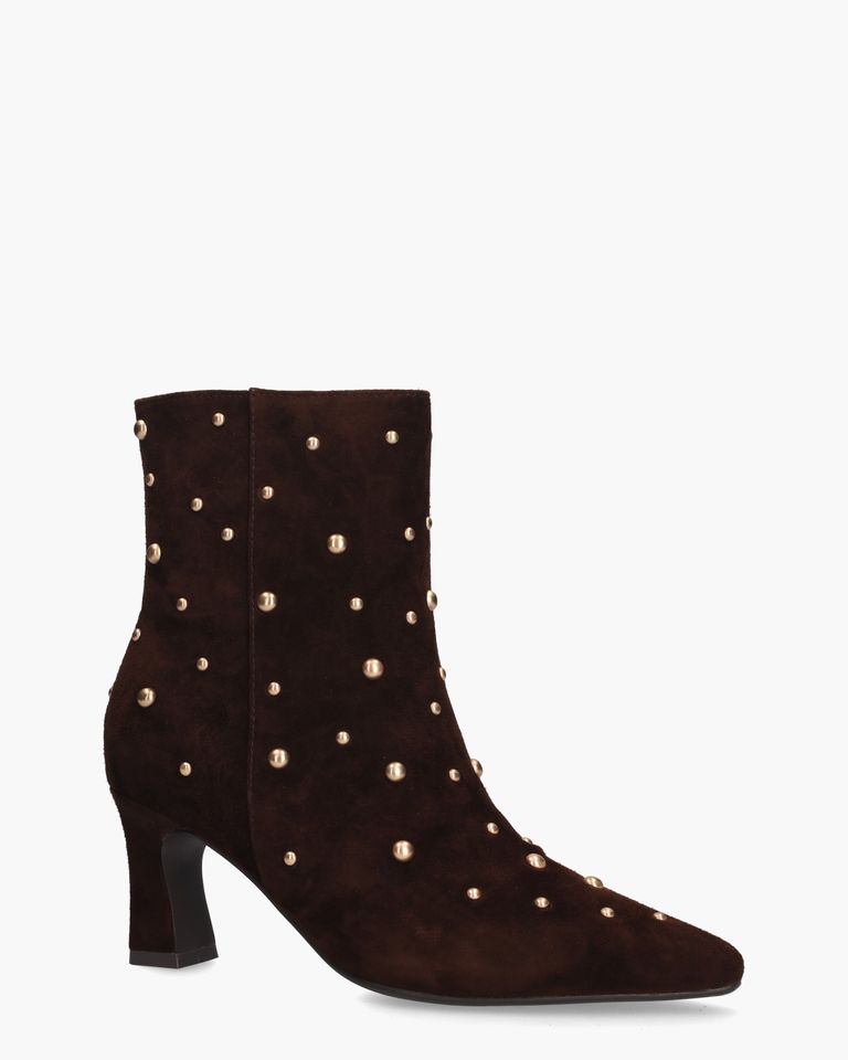 Desdemona Donkerbruin Dames Enkelboots