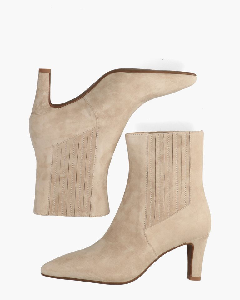Calandra Beige Dames Chelseaboots