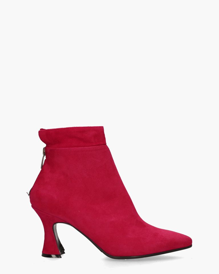 9928 Rood Dames Enkelboots