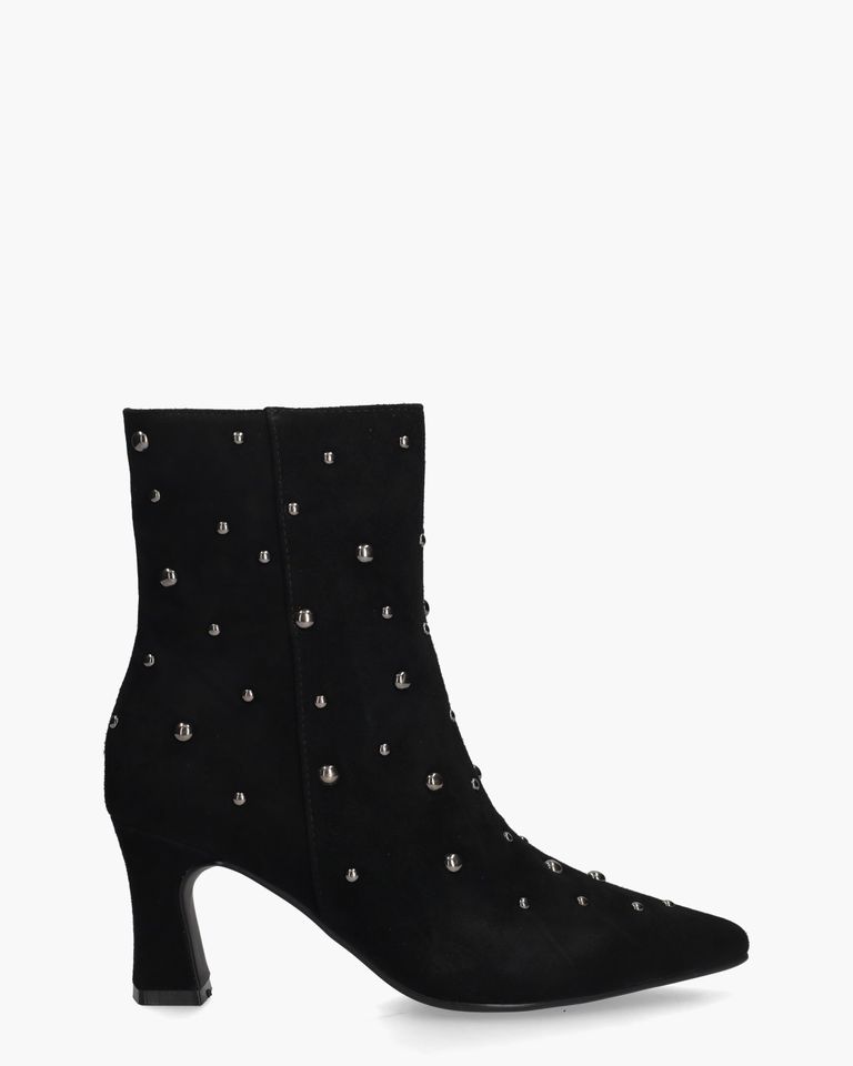 Desdemona Zwart Dames Enkelboots