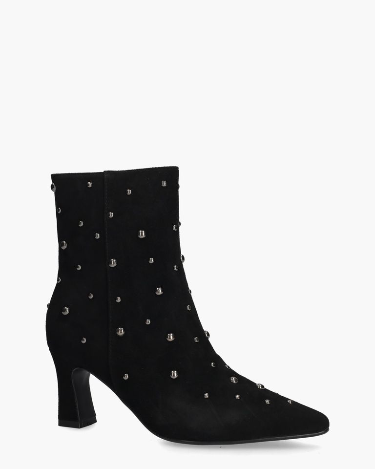 Desdemona Zwart Dames Enkelboots