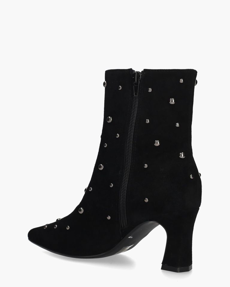 Desdemona Zwart Dames Enkelboots