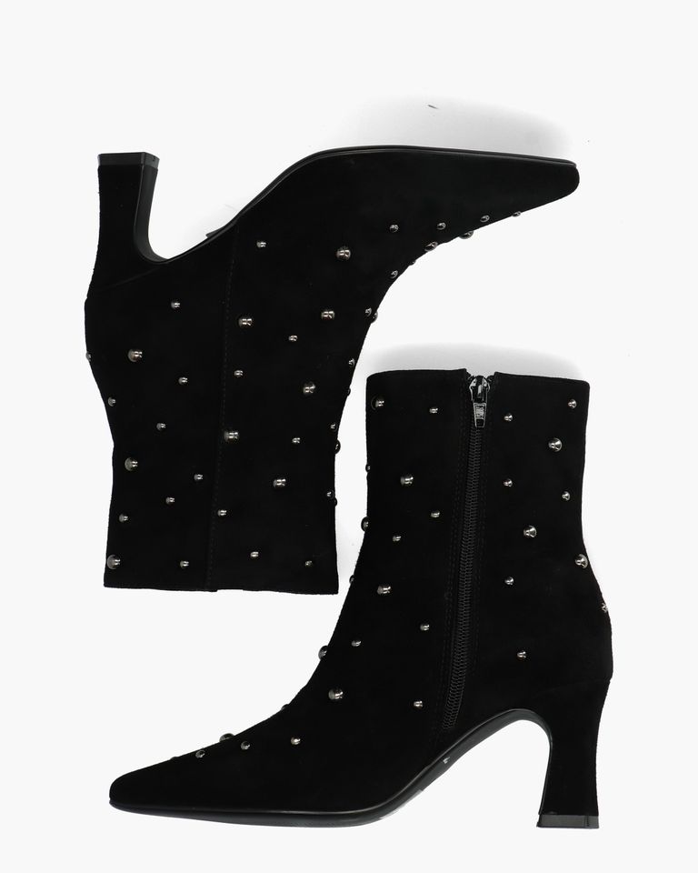 Desdemona Zwart Dames Enkelboots