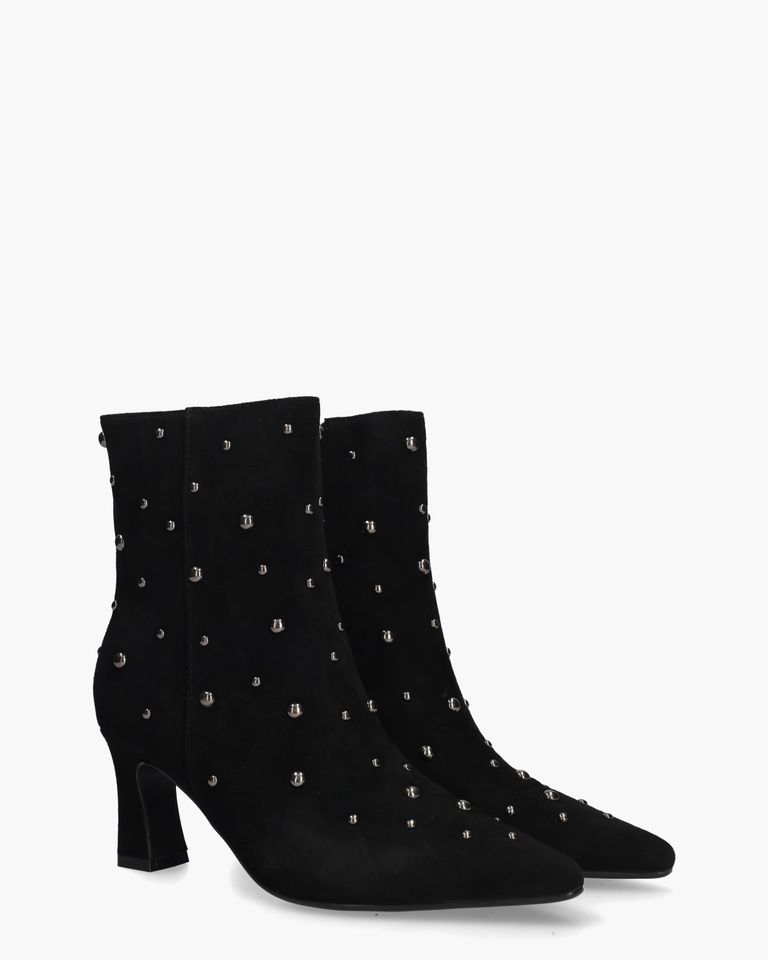 Desdemona Zwart Dames Enkelboots