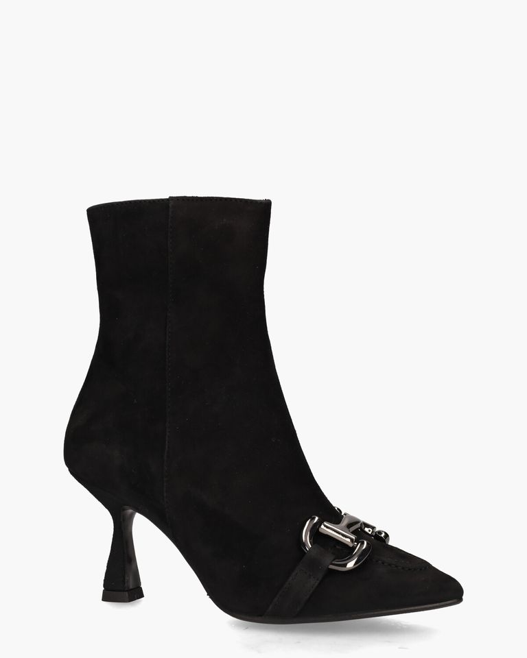 Ante Zwart Dames Enkelboots