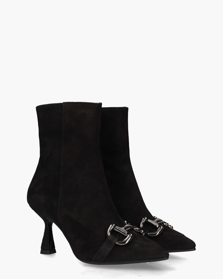 Ante Zwart Dames Enkelboots