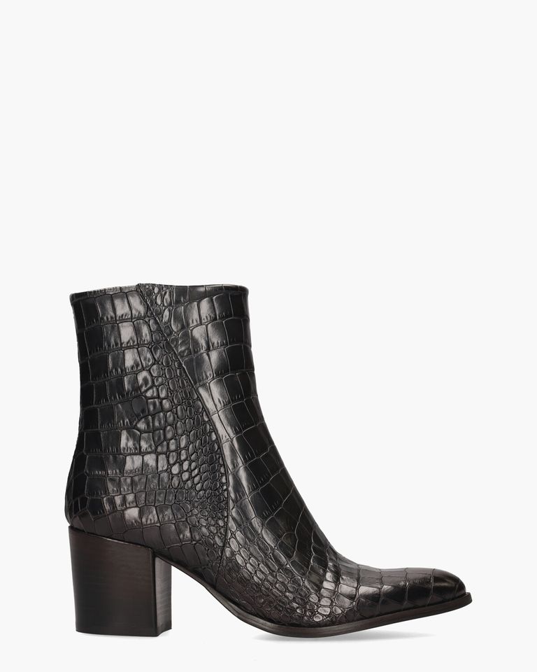 Venla Donkergrijs Dames Enkelboots
