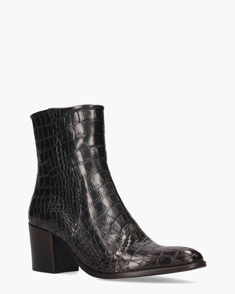 Venla Donkergrijs Dames Enkelboots