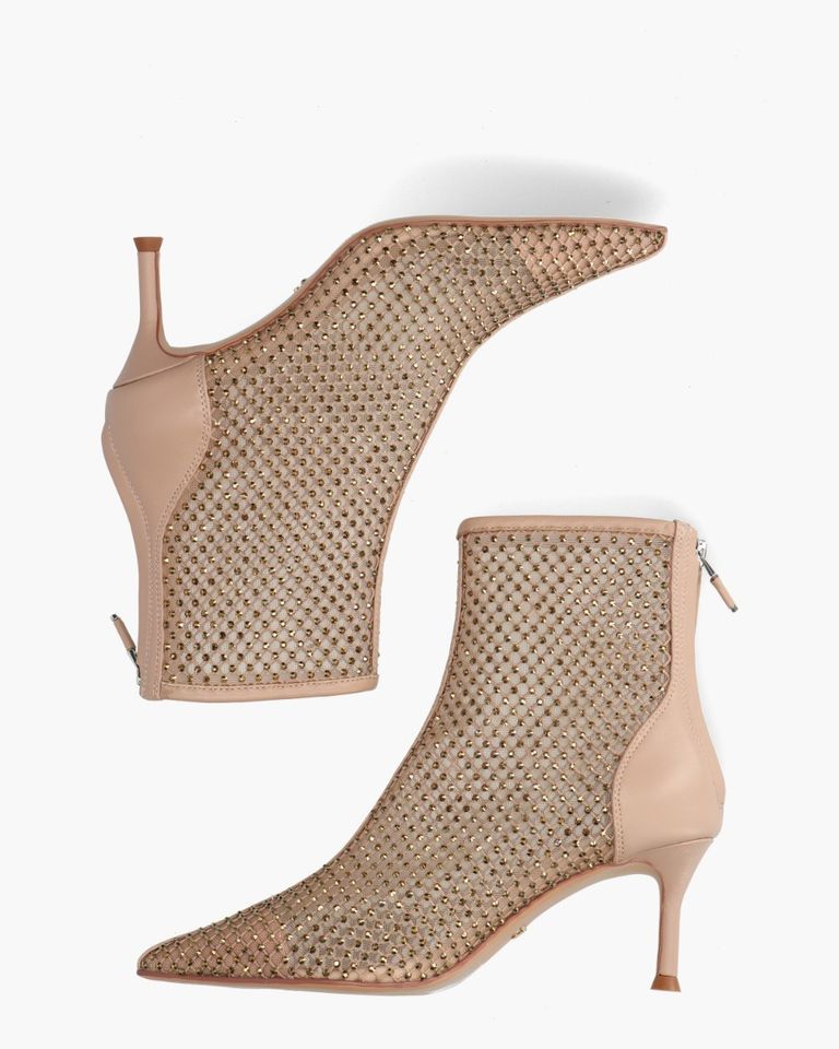 Gilda Beige Dames Enkelboots