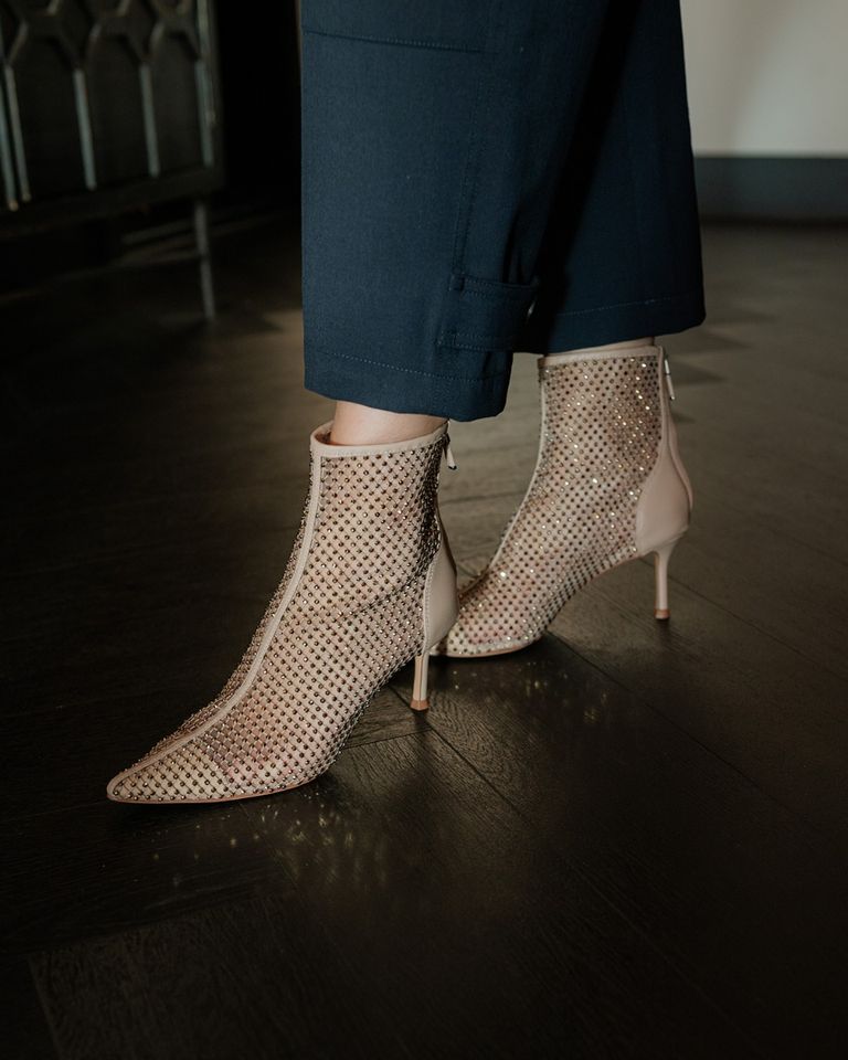 Gilda Beige Dames Enkelboots